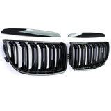 Grilles de calandre noire brillante type M Performance BMW Série 3 E90 (2005 - 2012)