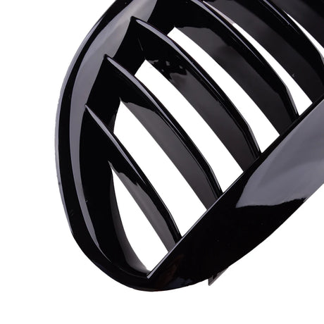 Grilles de calandre noires brillantes pour BMW Série 6 E63 E64 (2003 - 2010)