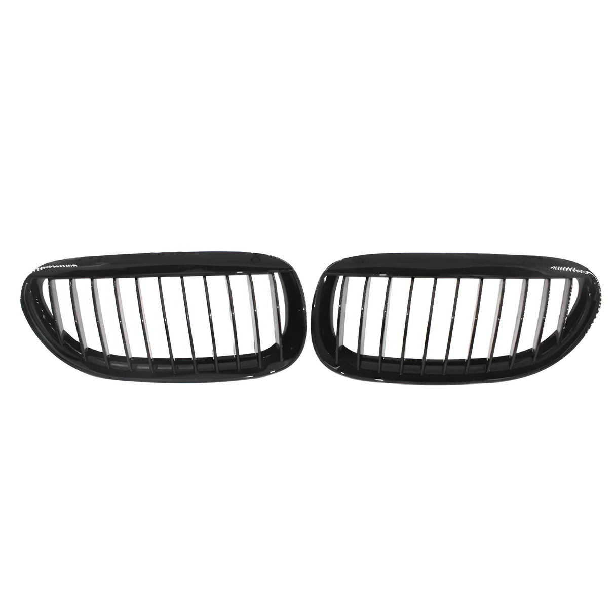 Grilles de calandre noires brillantes pour BMW Série 6 E63 E64 (2003 - 2010)