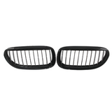 Grilles de calandre noires brillantes pour BMW Série 6 E63 E64 (2003 - 2010)
