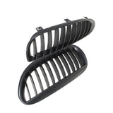 Grilles de calandre noires brillantes pour BMW Série 6 E63 E64 (2003 - 2010)