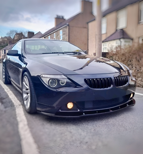 Grilles de calandre noires brillantes pour BMW Série 6 E63 E64 (2003 - 2010)