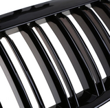 Grilles de calandre noires brillantes pour BMW Série 6 E63 E64 (2003 - 2010)