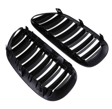 Grilles de calandre noires brillantes pour BMW Série 6 E63 E64 (2003 - 2010)
