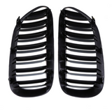 Grilles de calandre noires brillantes pour BMW Série 6 E63 E64 (2003 - 2010)