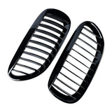 Grilles de calandre noires brillantes pour BMW Série 6 E63 E64 (2003 - 2010)