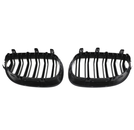 Grilles de calandre noires brillantes type Motorsport BMW Série 5 E60 (2003-2010)