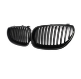 Grilles de calandre noires brillantes type Motorsport BMW Série 5 E60 (2003-2010)