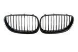 Grilles de calandre noires brillantes type Motorsport BMW Série 5 E60 (2003-2010)