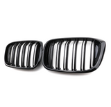 Grilles de calandre noires type M Performance pour BMW X4 G02 (2018 - Aujourd'hui)