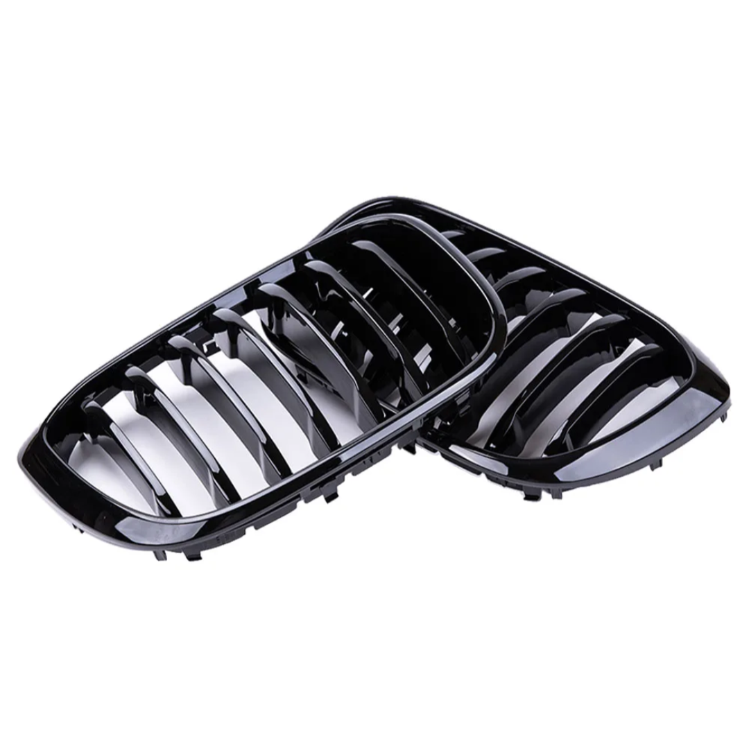 Grilles de calandre noires type M Performance pour BMW X4 G02 (2018 - Aujourd'hui)