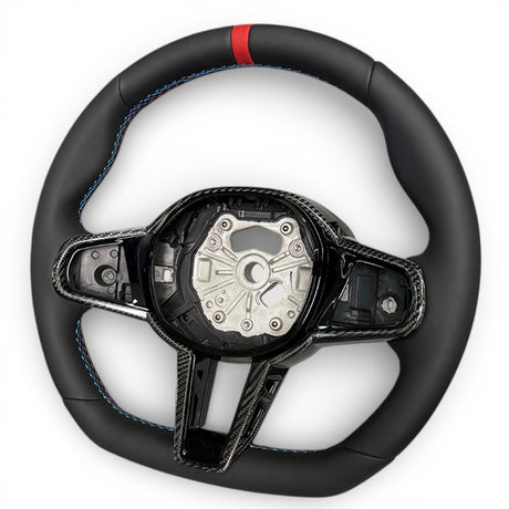 Méplat, Poignées en Cuir lisse