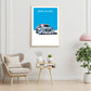 Affiche voiture BMW Motorsport 3.0 CSL Alpina Endurance Poster en toile