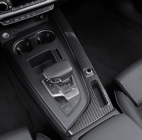 Insert console centrale carbone pour Audi A5 B9 (2017 - 2021)