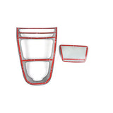 Carbon replica glove box trim and center console for Mercedes E-Class W213 (2016-2020)