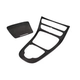 Carbon replica glove box trim and center console for Mercedes E-Class W213 (2016-2020)
