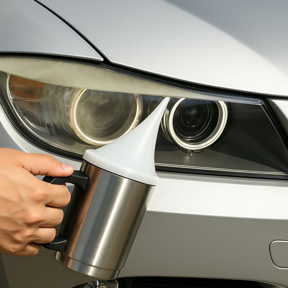 Kit rénovation de phares opaques par polymérisation