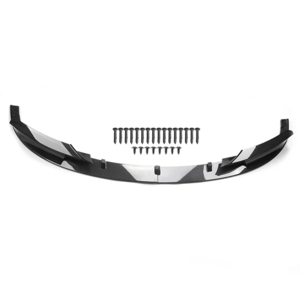 Équipée du pack M / Look carbone Lame avant splitter pare-choc pour BMW Série 3 F30 (2011 à 2019)
