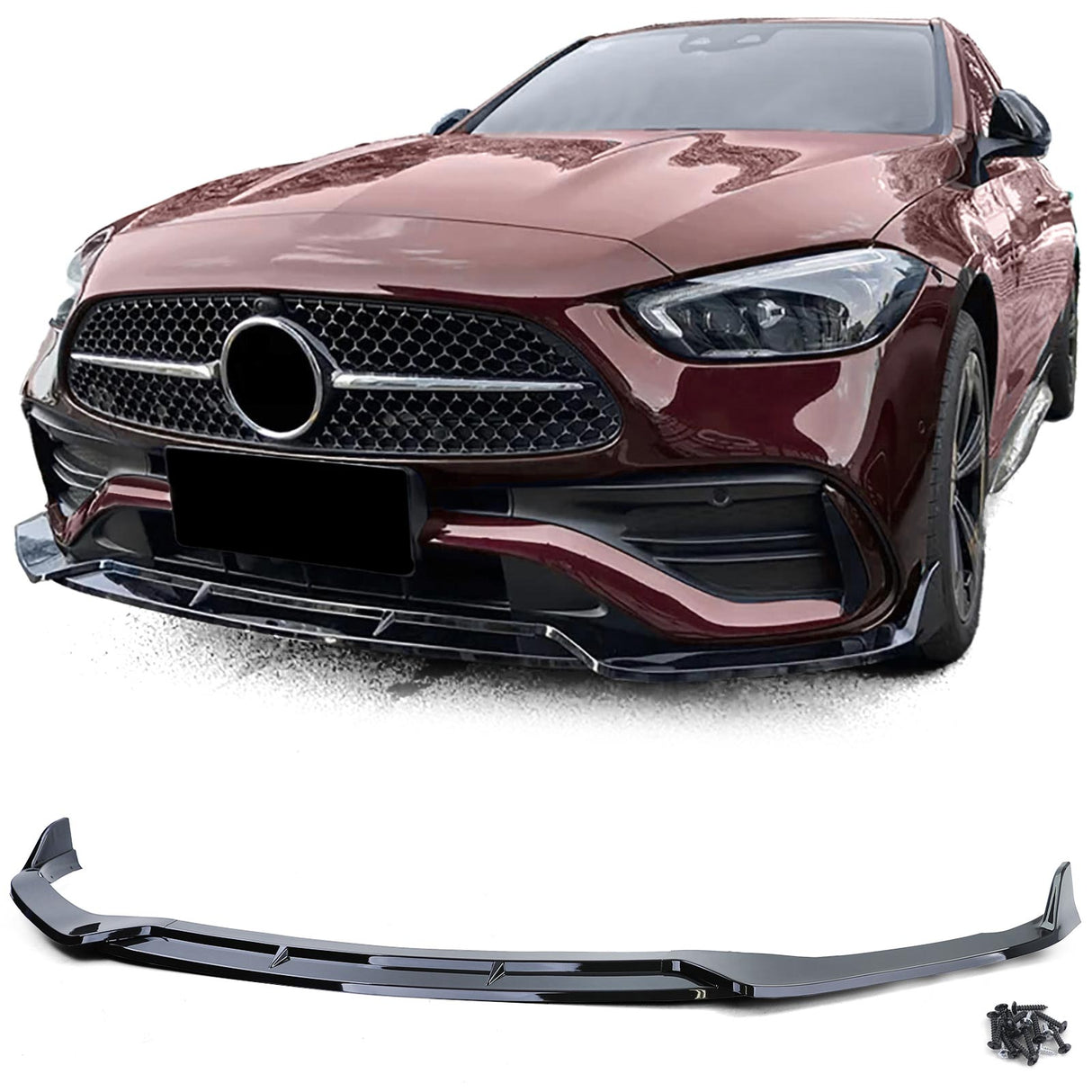 Lame avant splitter pare-choc pour Mercedes Classe C W206 (2022 à 2025)