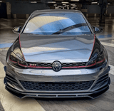 Lame avant splitter pare-choc pour VW GOLF 7 et 7.5 (2012 à 2021)