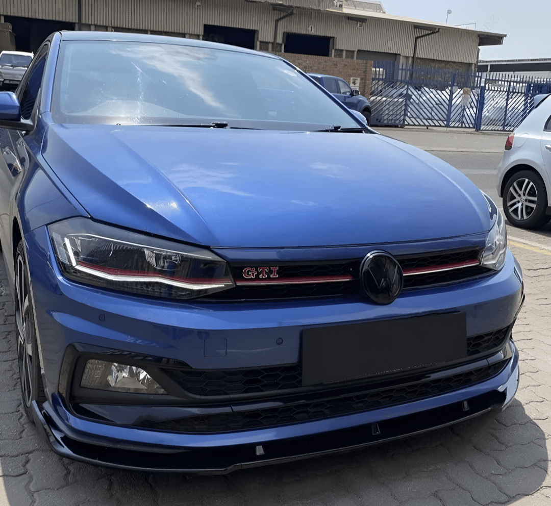 Lame avant splitter pare-choc pour VW POLO 6 AW (2017 à 2024)