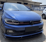 Lame avant splitter pare-choc pour VW POLO 6 AW (2017 à 2024)