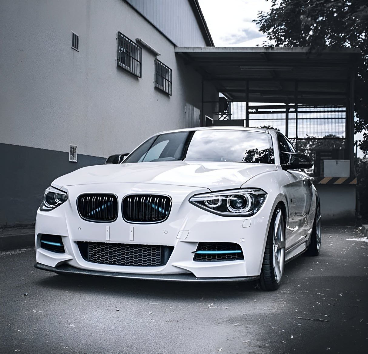 Lame avant splitter pare-choc type M Performance pour BMW Série 1 F20 (2012 à 2019)