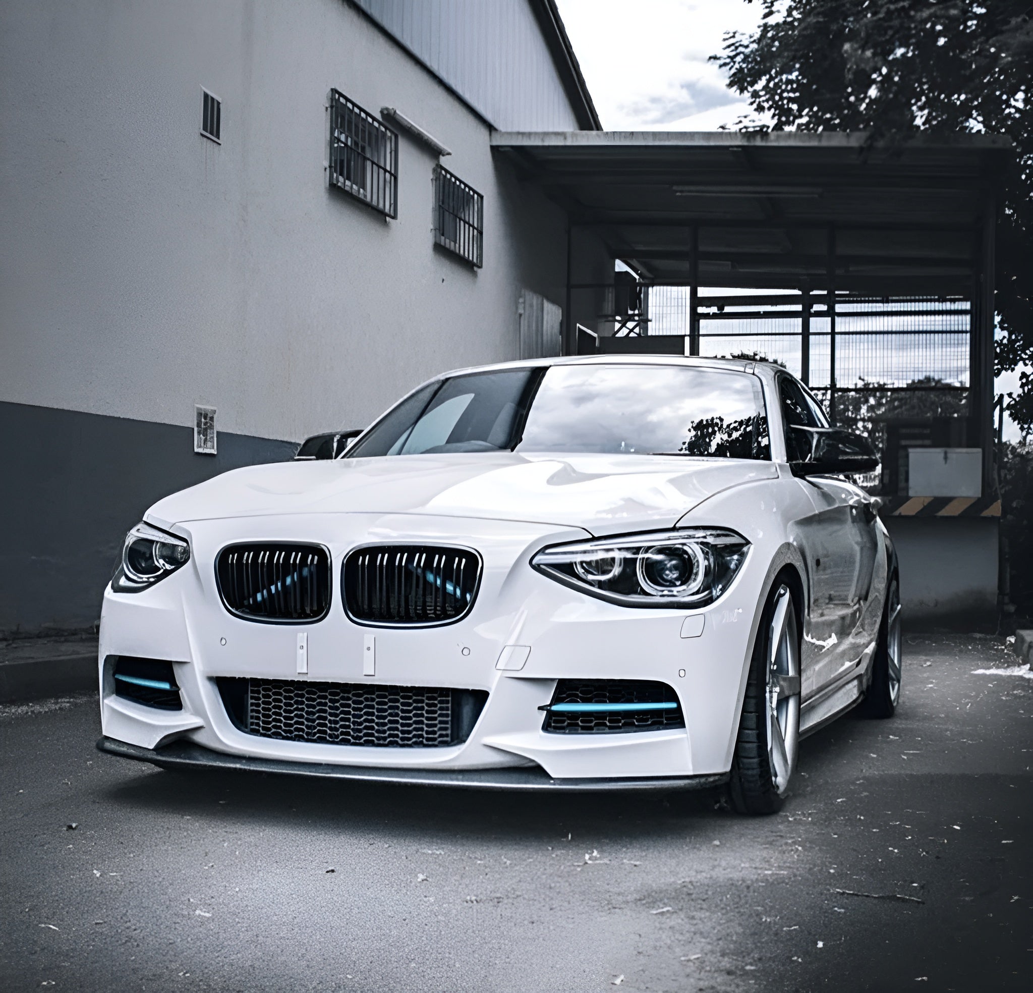 Lame avant splitter pare-choc type M Performance pour BMW Série 1 F20 (2012 à 2019)