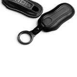 Coque de clé en cuir pour clé Porsche 3 boutons