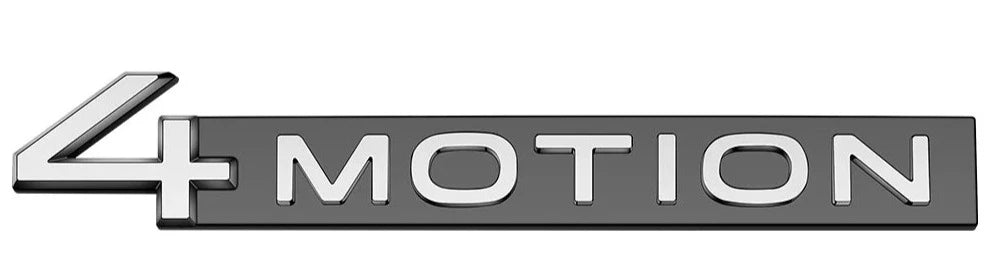 Logo 4MOTION Badge pour VW - Noir ou Argent