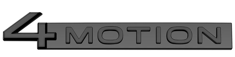Logo 4MOTION Badge pour VW - Noir ou Argent