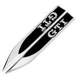 Logo GTI d'ailes avant pour VW Polo GTI et Golf GTI - Noir ou Rouge