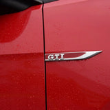 Logo GTI d'ailes avant pour VW Polo GTI et Golf GTI - Noir ou Rouge