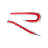 Logo Golf 8 R badge de coffre - Noir, Bleu, Chrome, Rouge