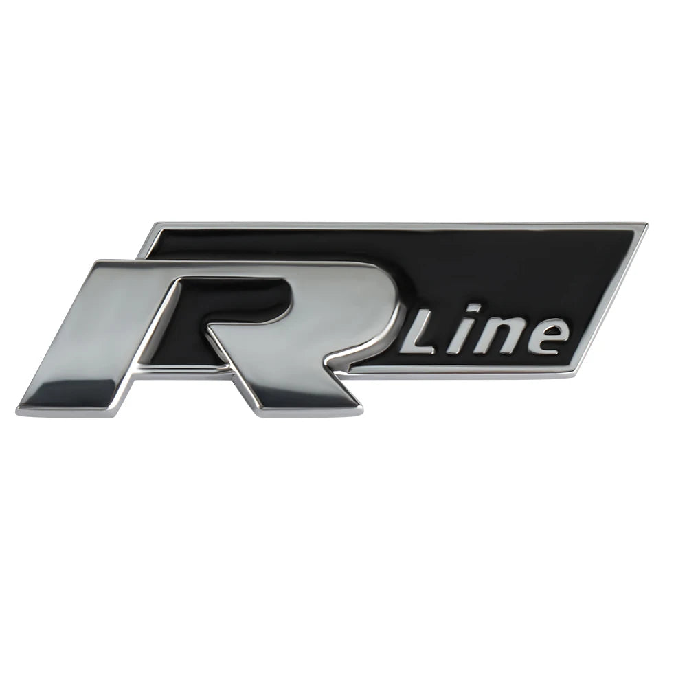Logo R line badge de coffre pour VW Polo Passat Golf Tiguan T-Roc