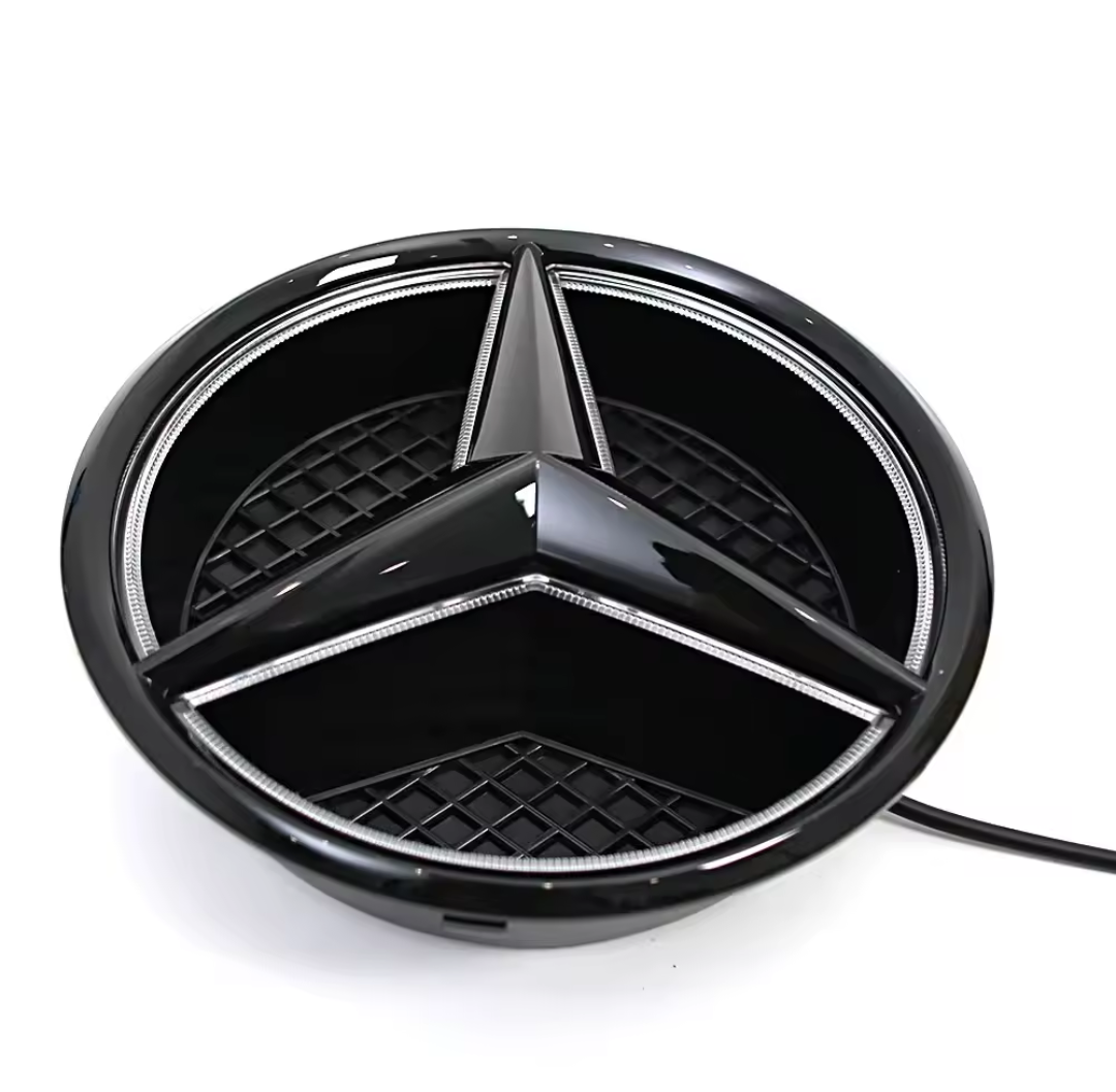 Logo de calandre à l'étoile Mercedes-Benz lumineux à LED