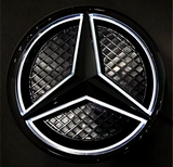 Logo de calandre à l'étoile Mercedes-Benz lumineux à LED