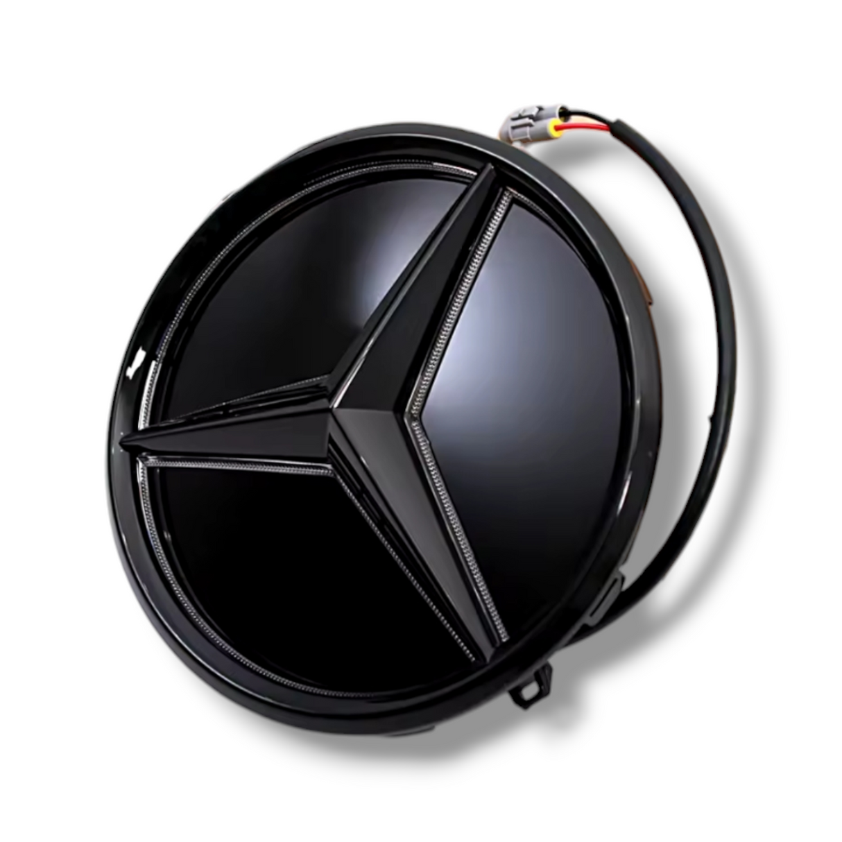 Logo de calandre à l'étoile Mercedes-Benz lumineux à LED