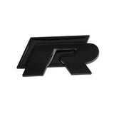 Logo de coffre R pour VW Polo Passat Golf Tiguan T-Roc Touareg R - Noir ou Rouge