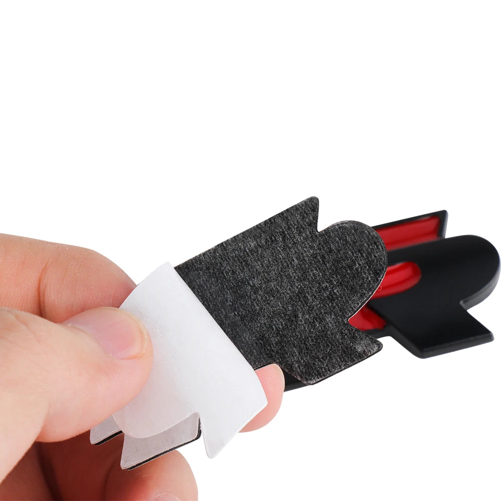 Logo de coffre R pour VW Polo Passat Golf Tiguan T-Roc Touareg R - Noir ou Rouge