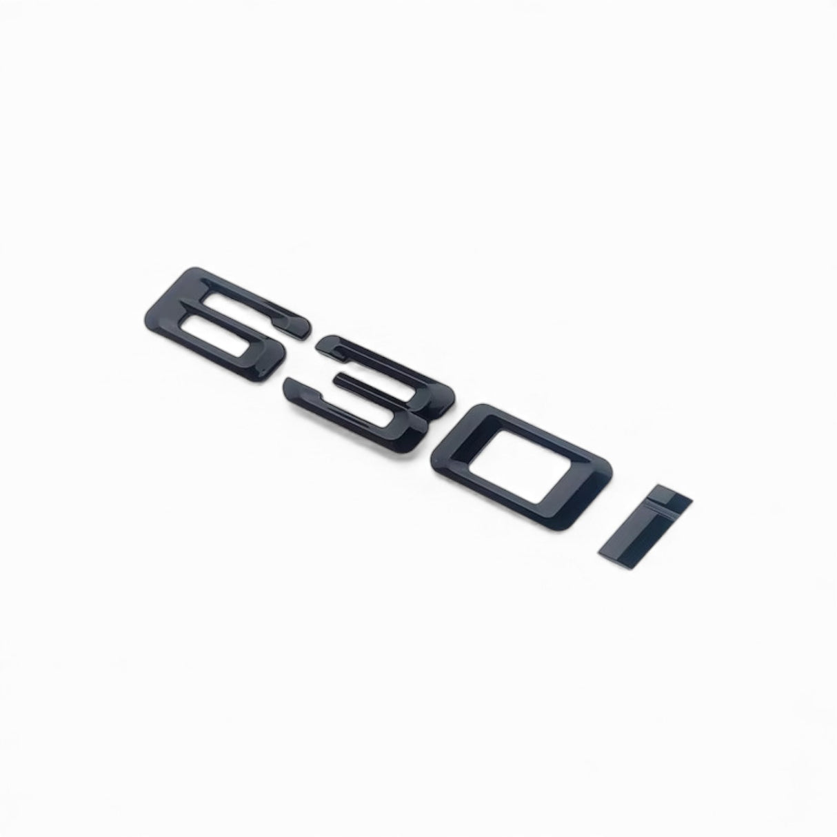 Trunk Badges, Logos, Black Lettering for BMW 6 Series 630i 640i 645i 650i E63 E64 F06 F12 F13 G32