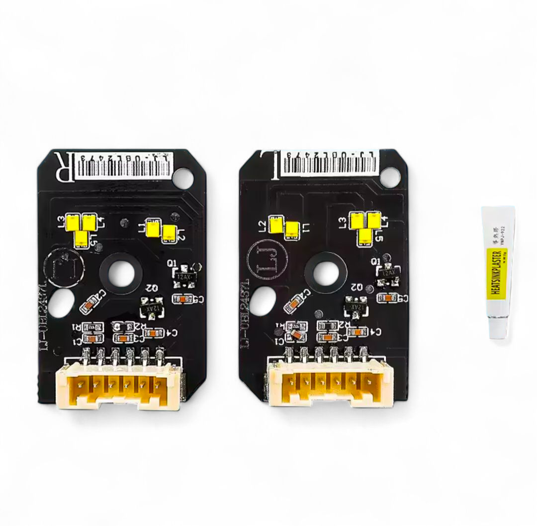 Modules LED DRL Jaunes look CSL Angel Eyes pour BMW Série 5 G30 avant restylage (2016 à 2020)