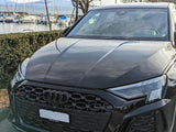 Emblème de calandre logo AUDI Black Edition Noir