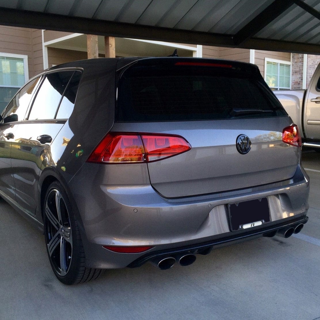 Logos noirs avant et arrière Emblèmes VW GOLF 7 (compatible ACC) - 2012 à 2021