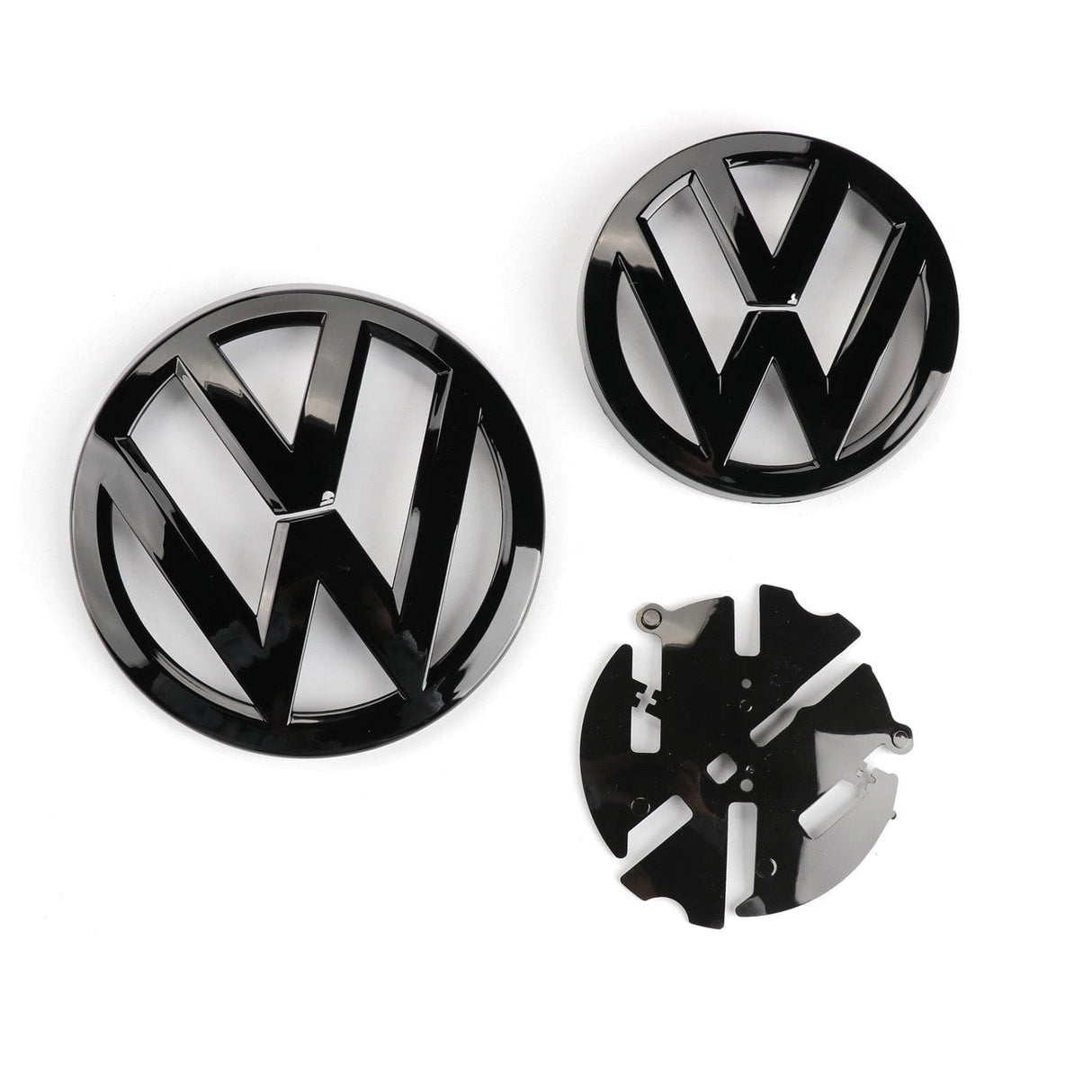 Logos noirs avant et arrière Emblèmes VW GOLF 7 (compatible ACC) - 2012 à 2021