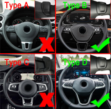 Palettes au volant en Aluminum pour VW Tiguan II (2017 - 2020)