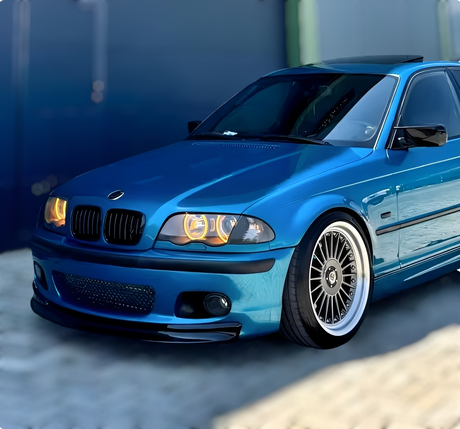 Kit LED Angel eyes pour bmw serie 3 et M3 E46 Xenon