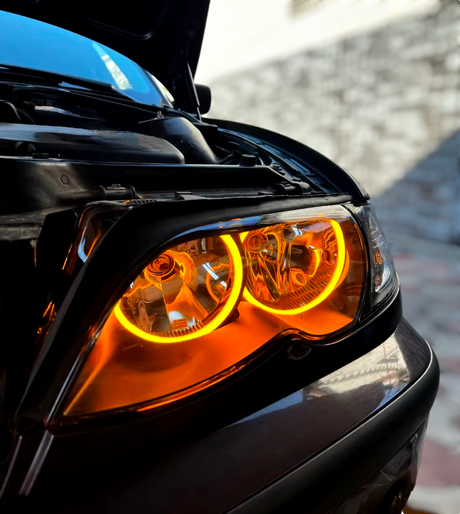 Kit LED Angel eyes pour bmw serie 3 et M3 E46 Xenon