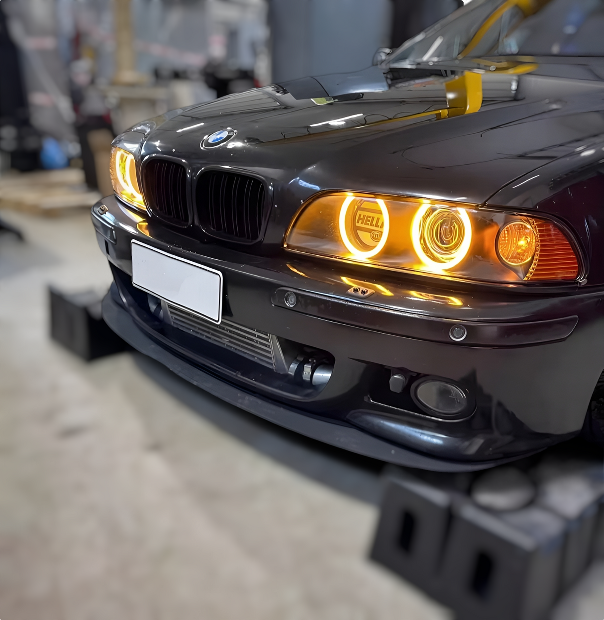 Phares Angel Eyes Anneaux LED pour BMW Série 5 E39 (1995 à 2004)