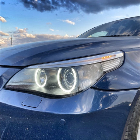 Phares Angel Eyes Anneaux LED pour BMW Série 5 E60 (2003 à 2010)
